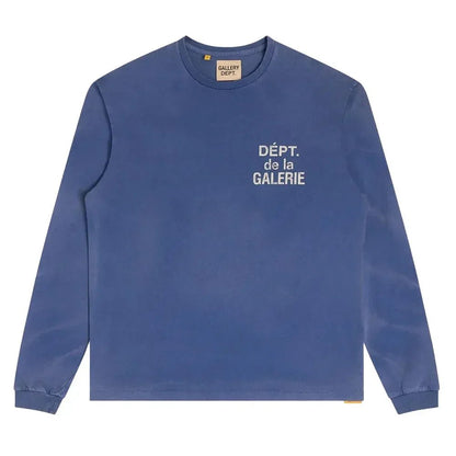 Gallery Dept. French Long - Sleeve Tee Navy - Afewvibe