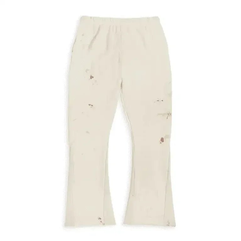 Gallery Dept. GD Painted Flare Sweatpant White - Afewvibe