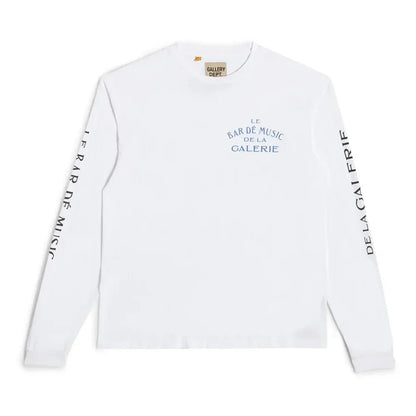 Gallery Dept. Le Bar Shop L/S Tee white - Afewvibe