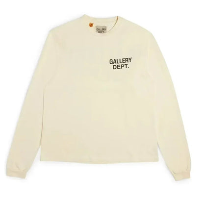 Gallery Dept. Souvenir L/S T-shirt Cream - Afewvibe