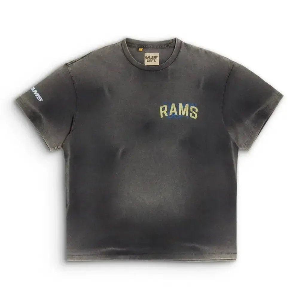 GALLERY DEPT. x LA Rams Sunfaded Tee Black - Afewvibe
