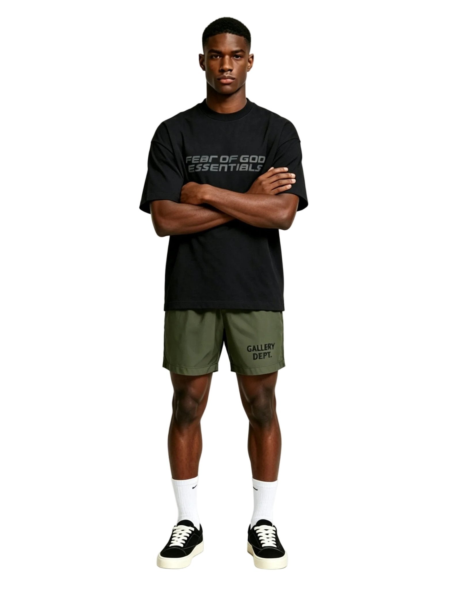 Gallery Dept. Zuma Shorts Olive - Afewvibe