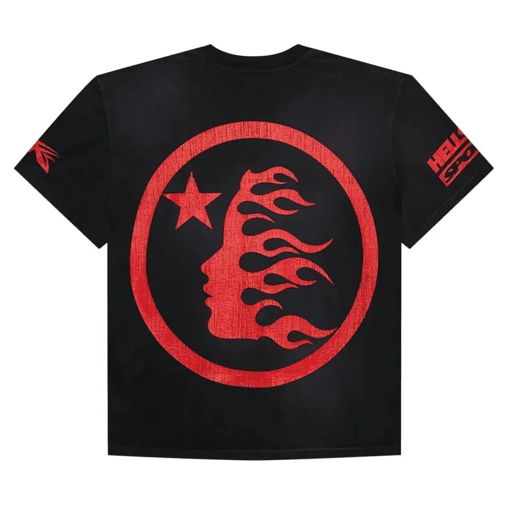 Hellstar Beat Us! T-shirt Red/Black - Afewvibe
