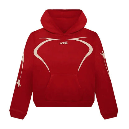Hellstar Sport Hoodie Red - Afewvibe