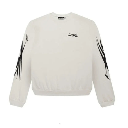 Hellstar Sports Crewneck White - Afewvibe