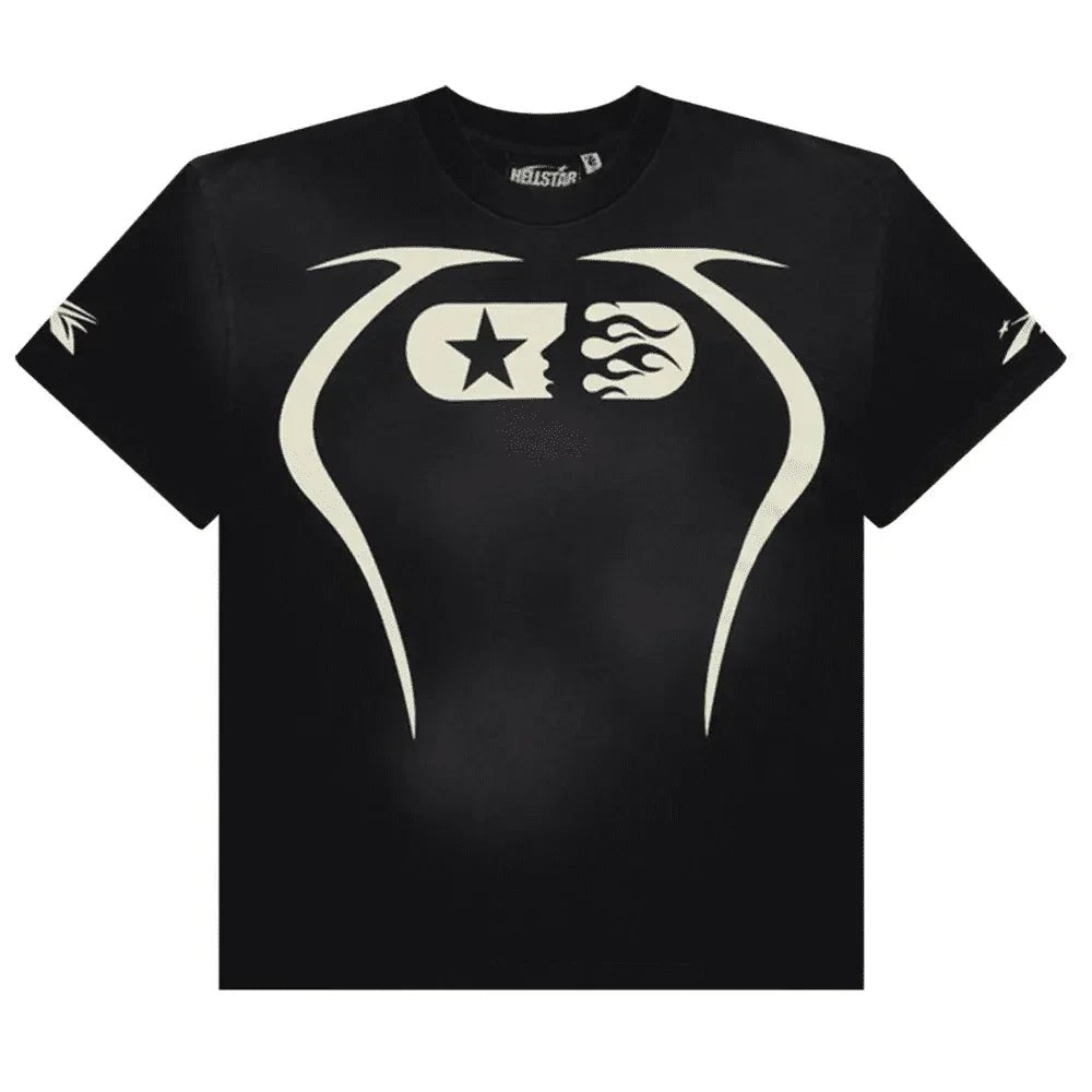 Hellstar Warm Up T-Shirt Black - Afewvibe