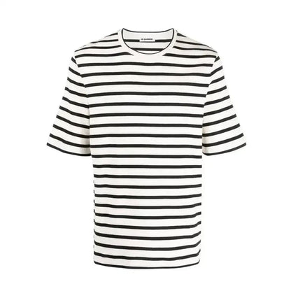 Jil Sander Stripe Print T-Shirt - Afewvibe