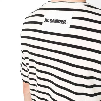 Jil Sander Stripe Print T-Shirt - Afewvibe