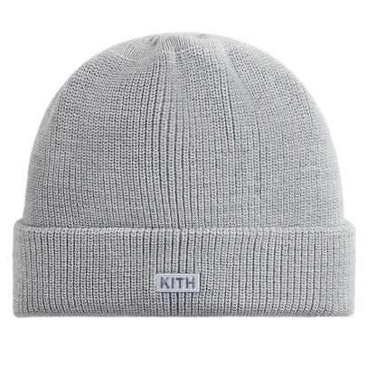 Kith Classic Beanie Light Heather Grey - Afewvibe
