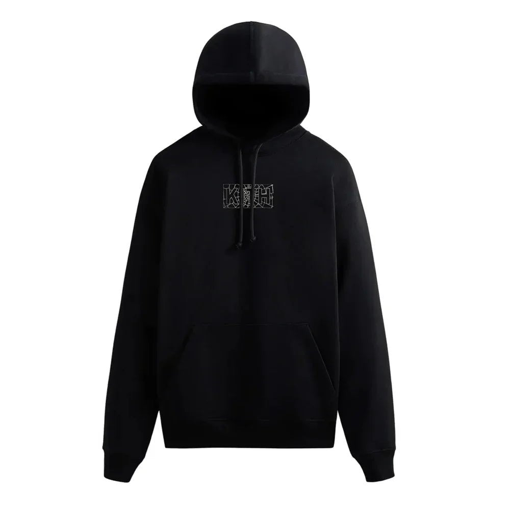 Kith For Spider - Man Web Logo Hoodie Black - Afewvibe