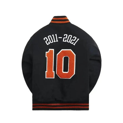 Kith New York Knicks Varsity Jacket Black - Afewvibe