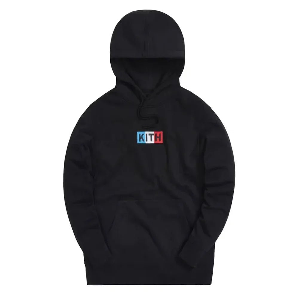 Kith Paris Classic Logo Hoodie Black - Afewvibe