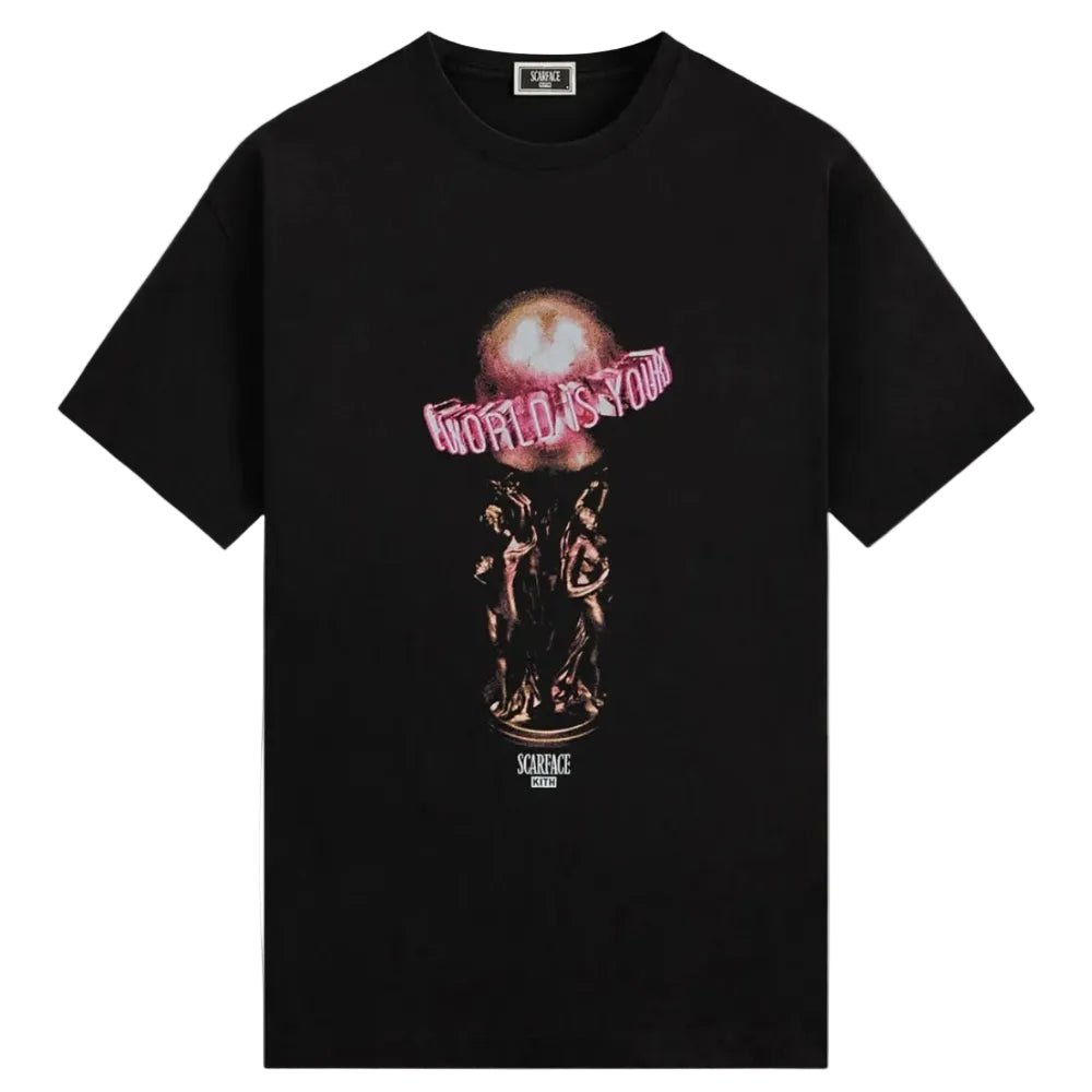 Kith x Scarface The World Is Yours Tee Black - Afewvibe