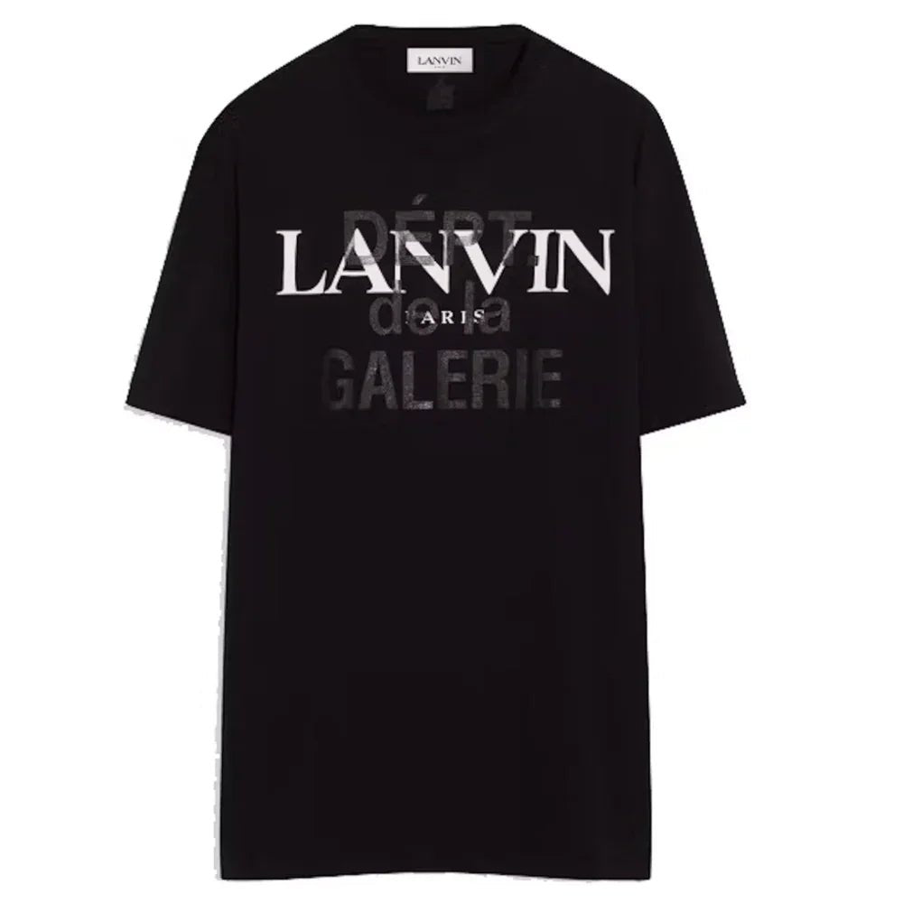 Lanvin x Gallery Dept. Printed T-shirt In French Black - Afewvibe