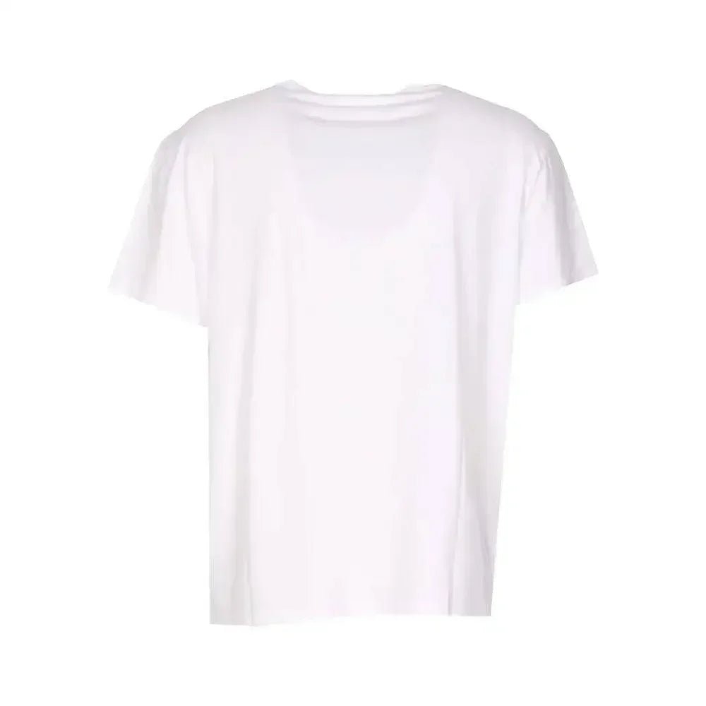 Maison Margiela Embroidered Numeric Logo T-Shirt White - Afewvibe