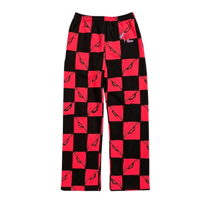 Matty Boy Anti Promo 99 Eyez Sweatpants Black Red - Afewvibe
