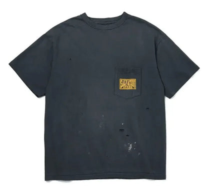 Neighborhood x Saint Michael STHD Pocket T-Shirt Vintage Black - Afewvibe