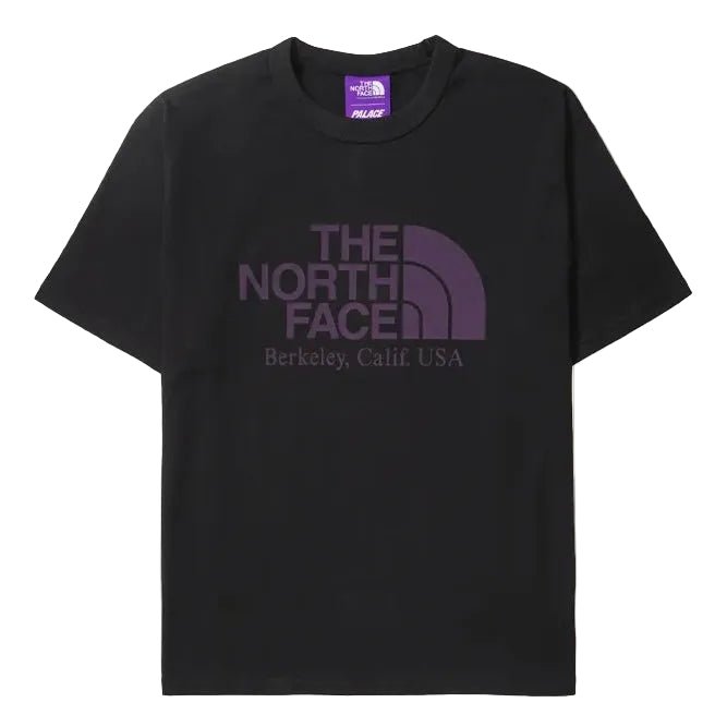 PALACE THE NORTH FACE PURPLE LABEL FIELD GRAPHIC TEE BLACK - Afewvibe