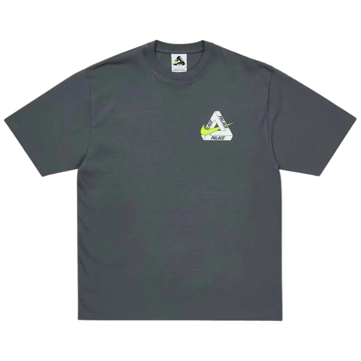 Palace x Nike Tri Swoosh TShirt Charcoal - Afewvibe