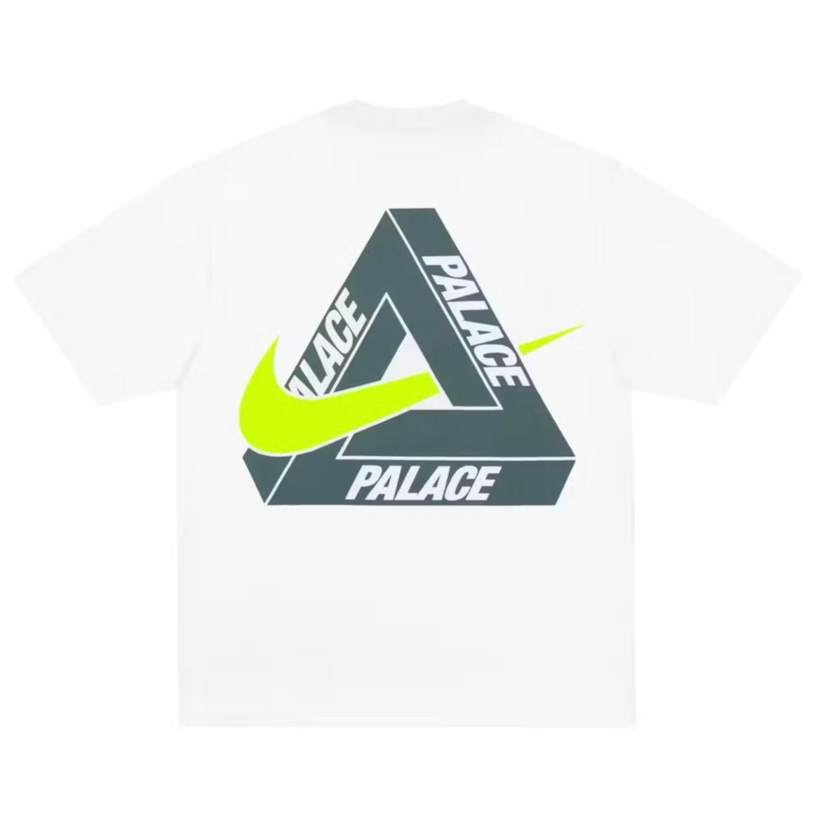 Palace x Nike Tri Swoosh TShirt White - Afewvibe