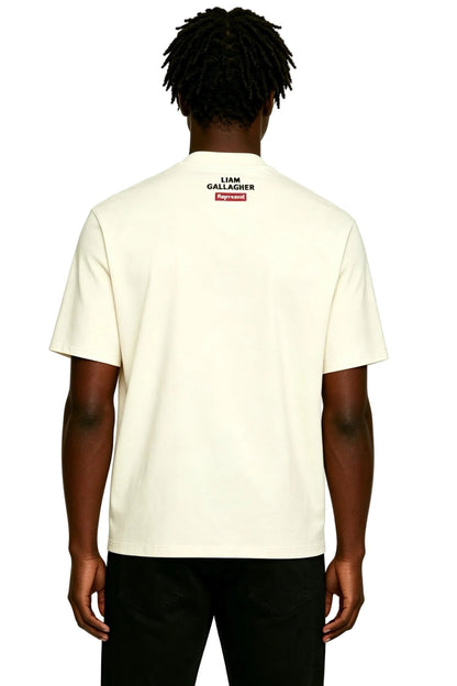 Represent Liam Gallagher Cmon You Know Vintage Tee White - Afewvibe
