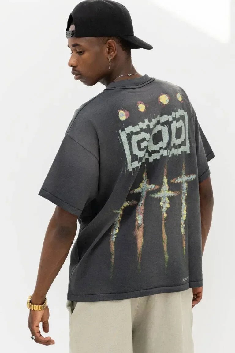 Saint Michael x Forsomeone God T-Shirt - Afewvibe