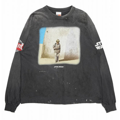 SAINT Mxxxxxx STAR WARS LS TEE /DARTHVADER BLACK - Afewvibe