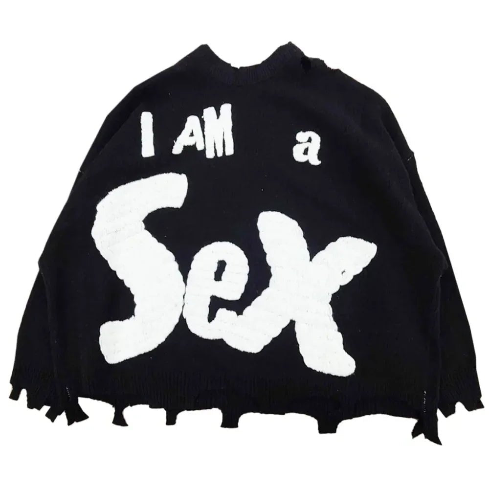 SAINT MXXXXXX x Sex Pistols embroidered sweater - Afewvibe