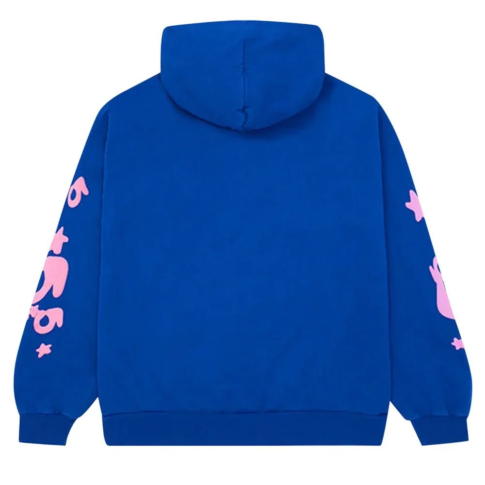 Sp5der Beluga Hoodie Blue - Afewvibe