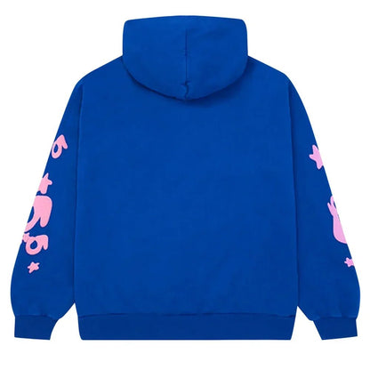 Sp5der Beluga Hoodie Blue - Afewvibe