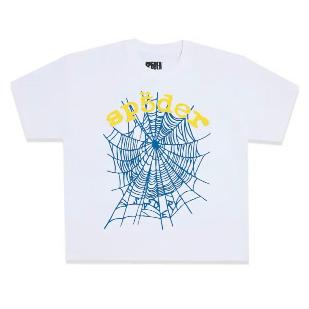 Sp5der Legacy Logo Heavyweight Tee White - Afewvibe