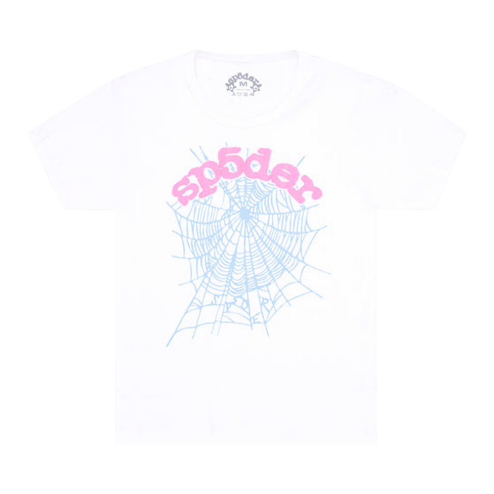 Sp5der OG Web Baby Tee White - Afewvibe