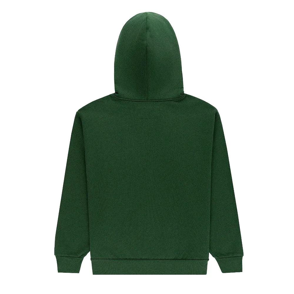 Sp5der Og Web Studded Zip Hoodie Green - Afewvibe