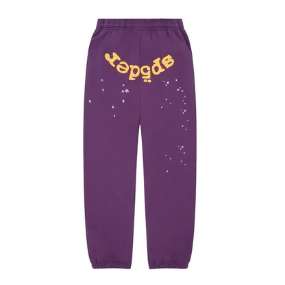 Sp5der Star OG Web V2 Sweatpant Purple - Afewvibe