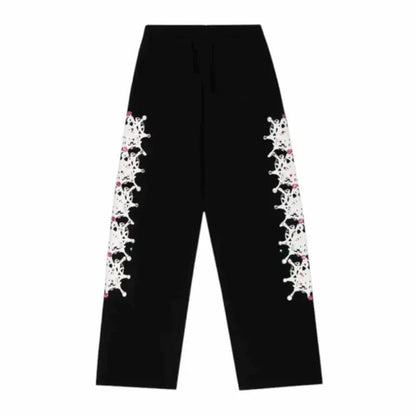 Sp5der Stone Sweatpant Black - Afewvibe