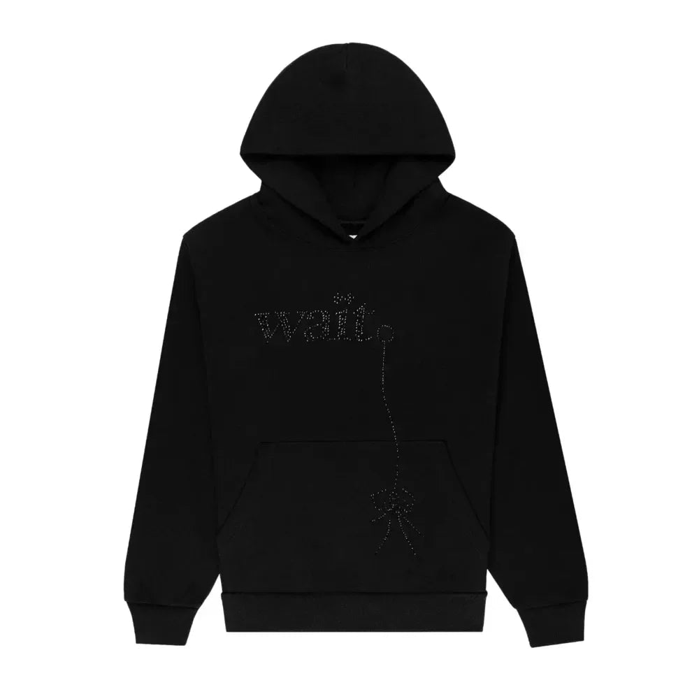 Sp5der Wait Stone Hoodie Black - Afewvibe