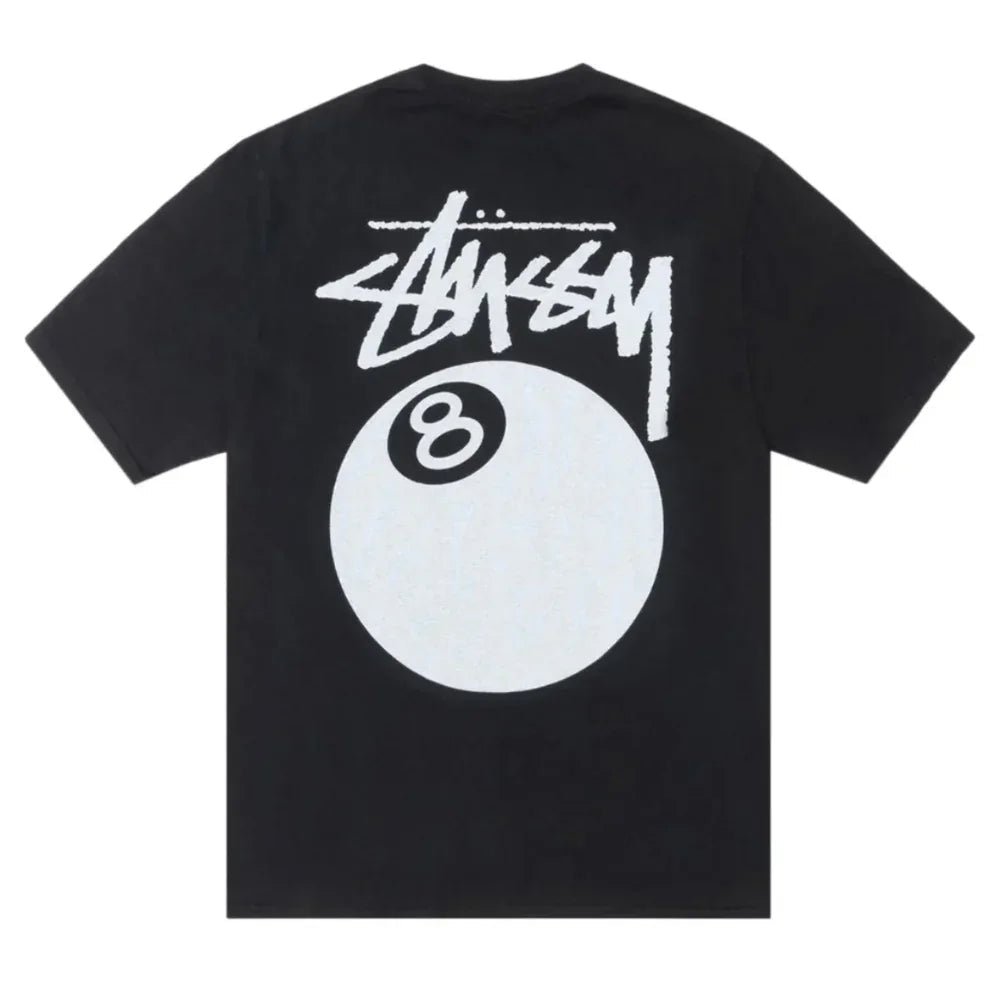 Stussy 8 Ball Pigment Dyed Tee Black - Afewvibe