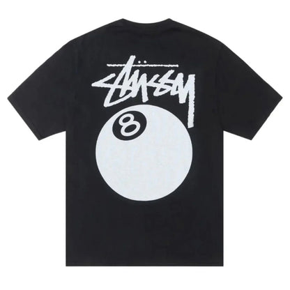 Stussy 8 Ball Pigment Dyed Tee Black - Afewvibe