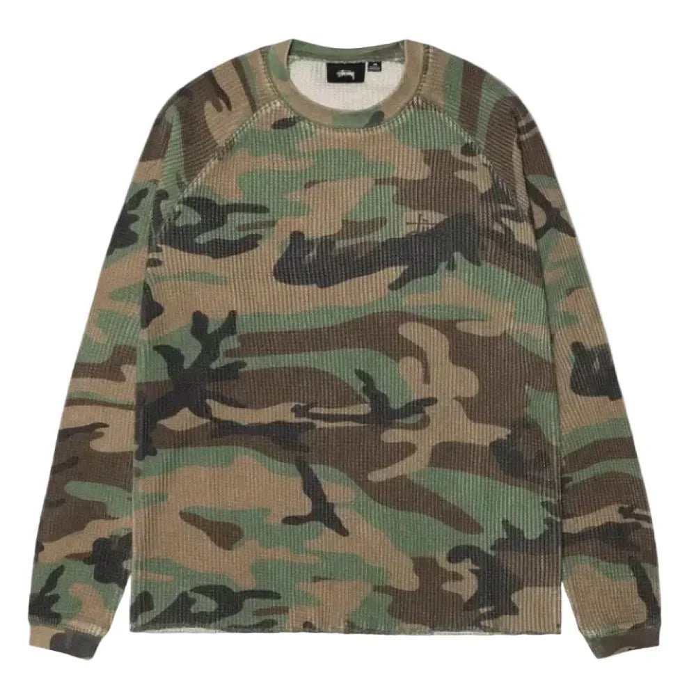 Stussy Basic Thermal Woodland Camo - Afewvibe