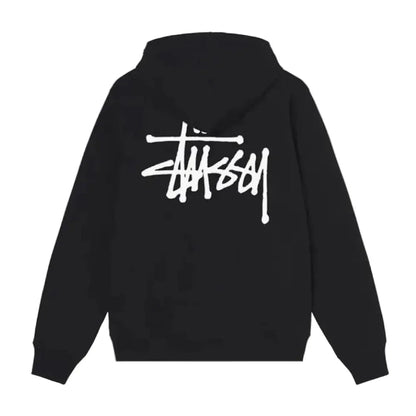 Stussy Basic Zip Hood Black - Afewvibe