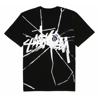 Stussy Shattered Tee Black - Afewvibe