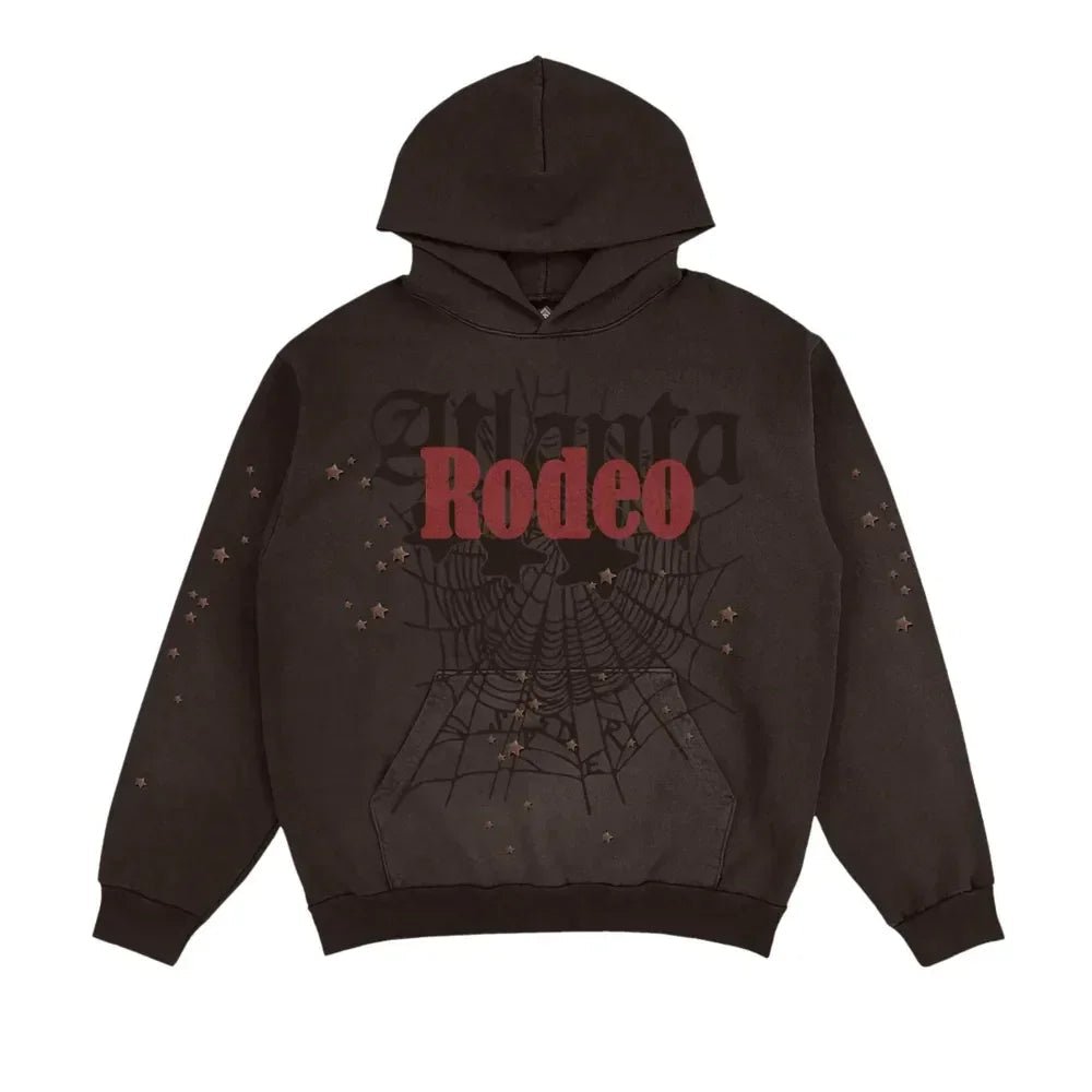 Travis Scott Cactus Jack x Sp5der Days Before Rodeo Hoodie Brown - Afewvibe